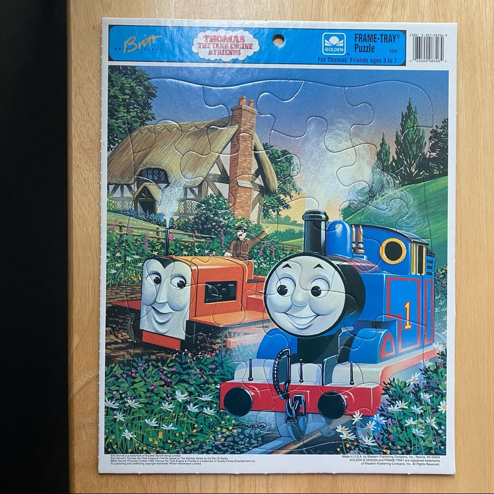 Thomas The Tank & Friends Kids Frame-Tray Puzzle